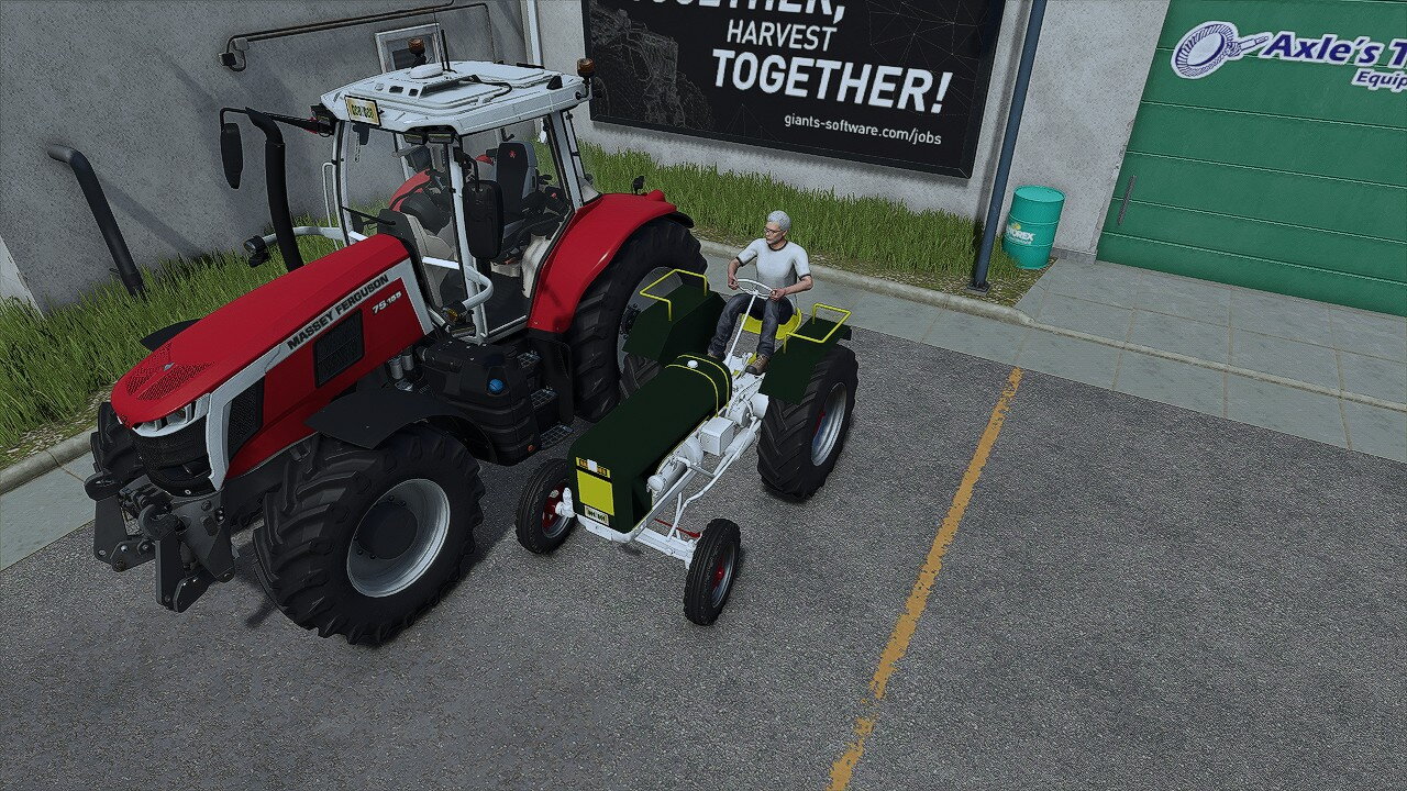 WIP - Wie doch die Traktoren gewachsen sind