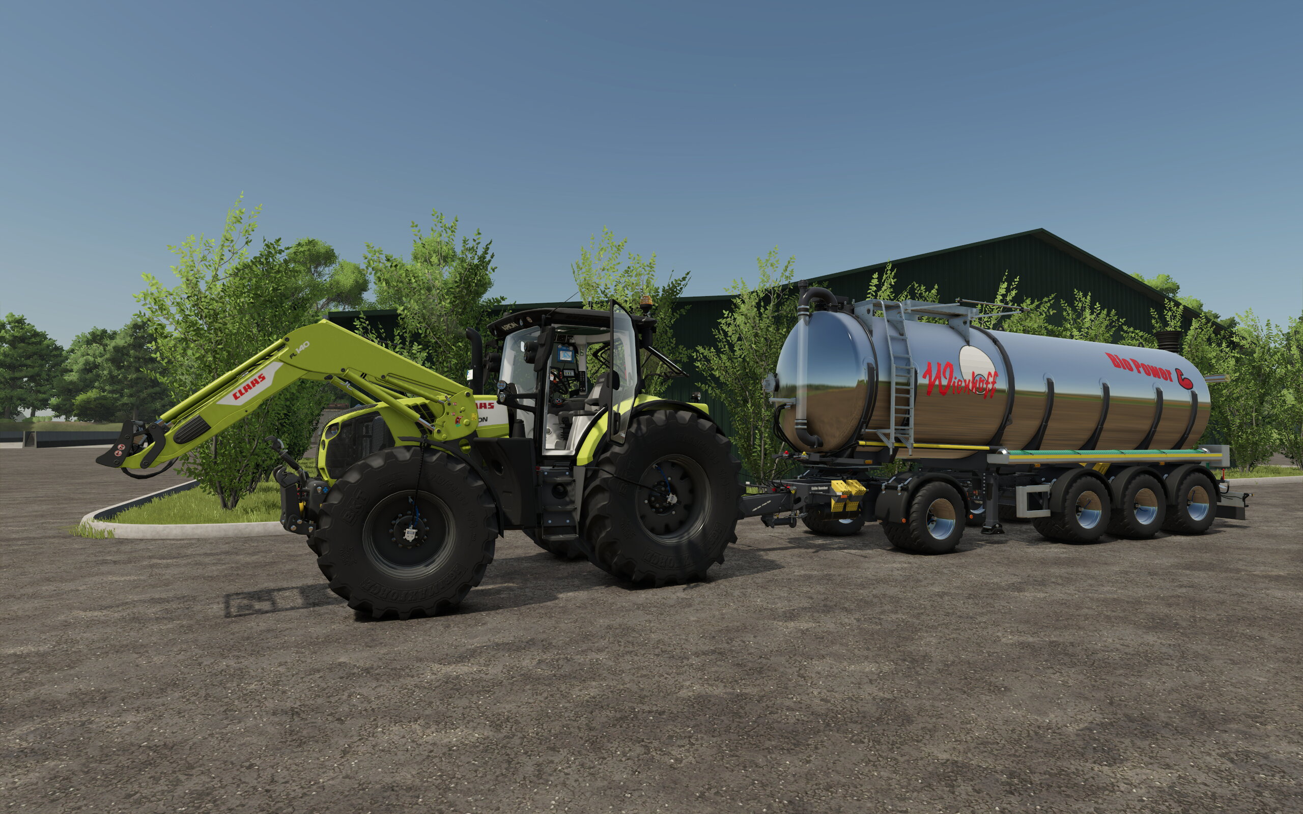 Nagelneuer Zubringer