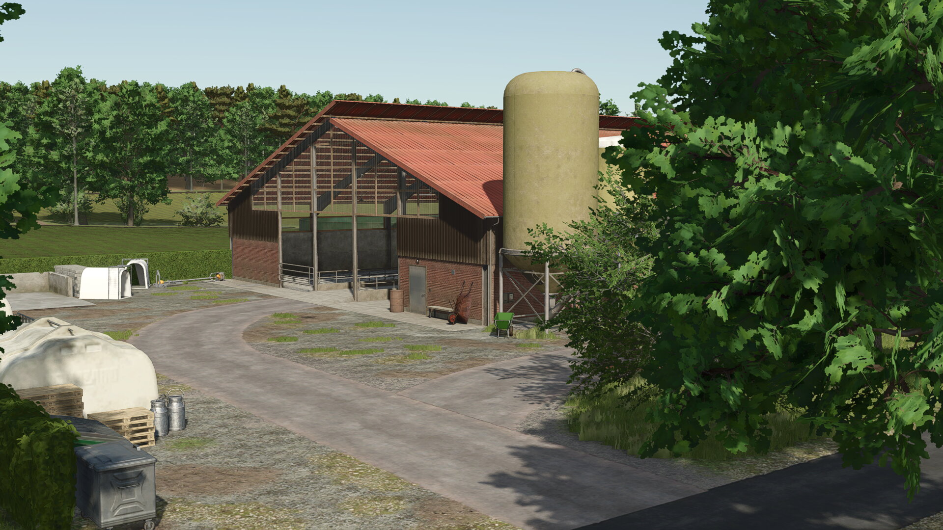 Hofbau auf der Karte - Steinfurter Land