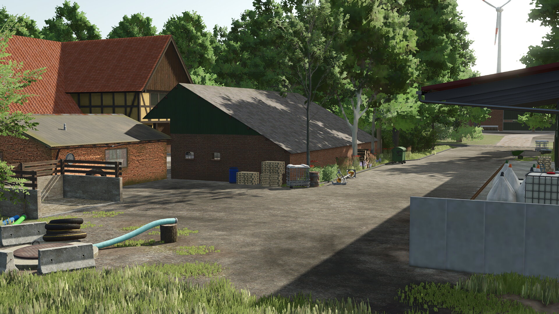 Hofbau auf der Karte - Steinfurter Land