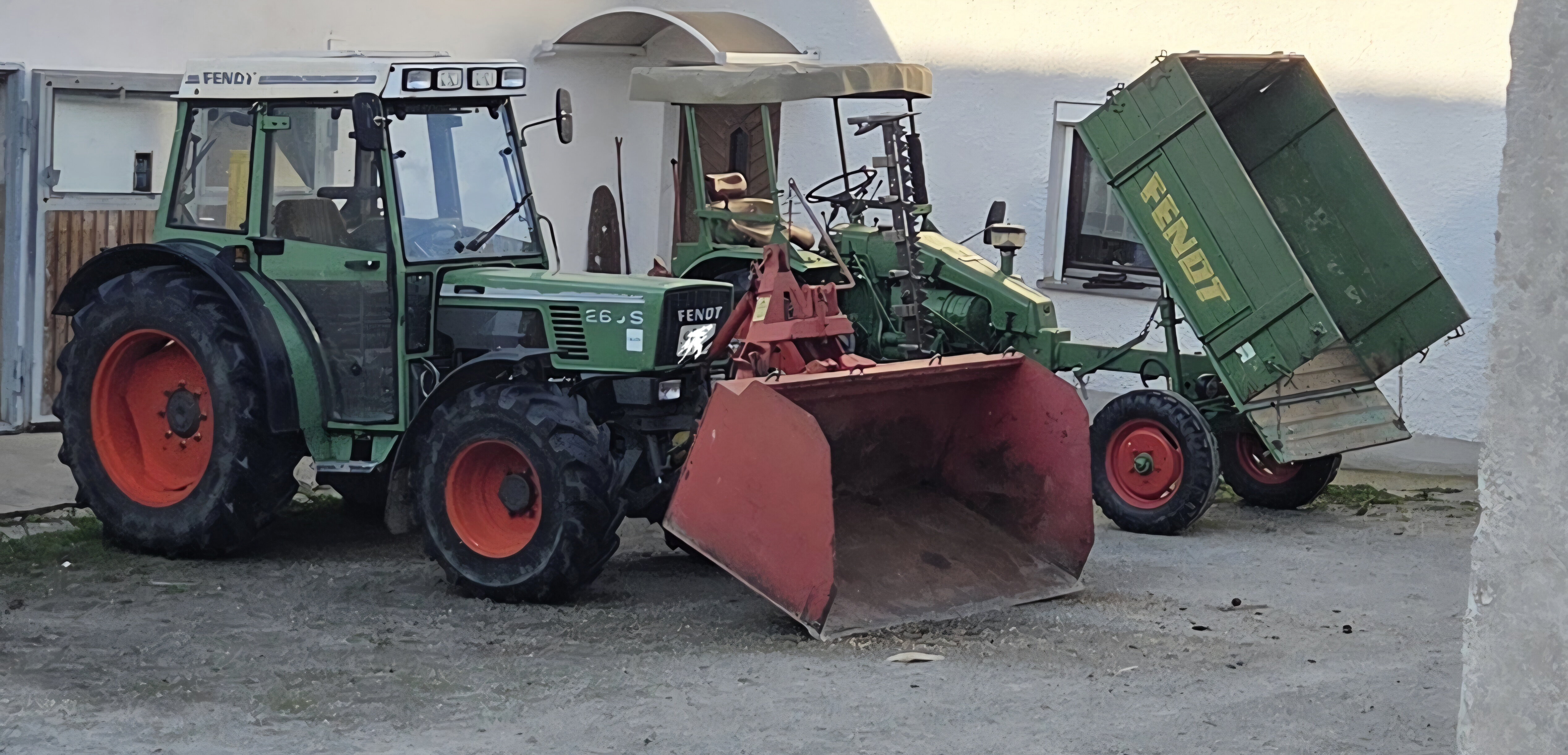 Waschtag am Fendt 260 S und 231 GTS