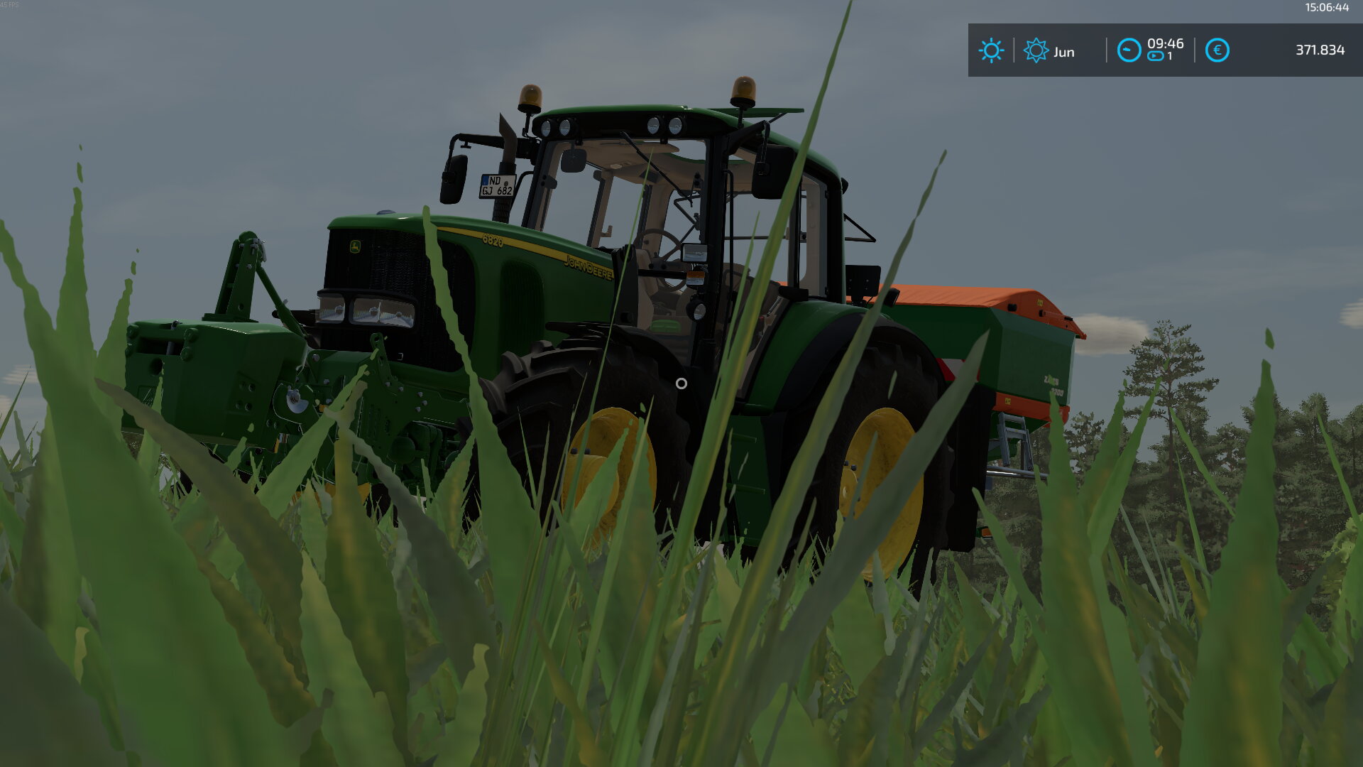 Dünger schmeißen mitm 6820