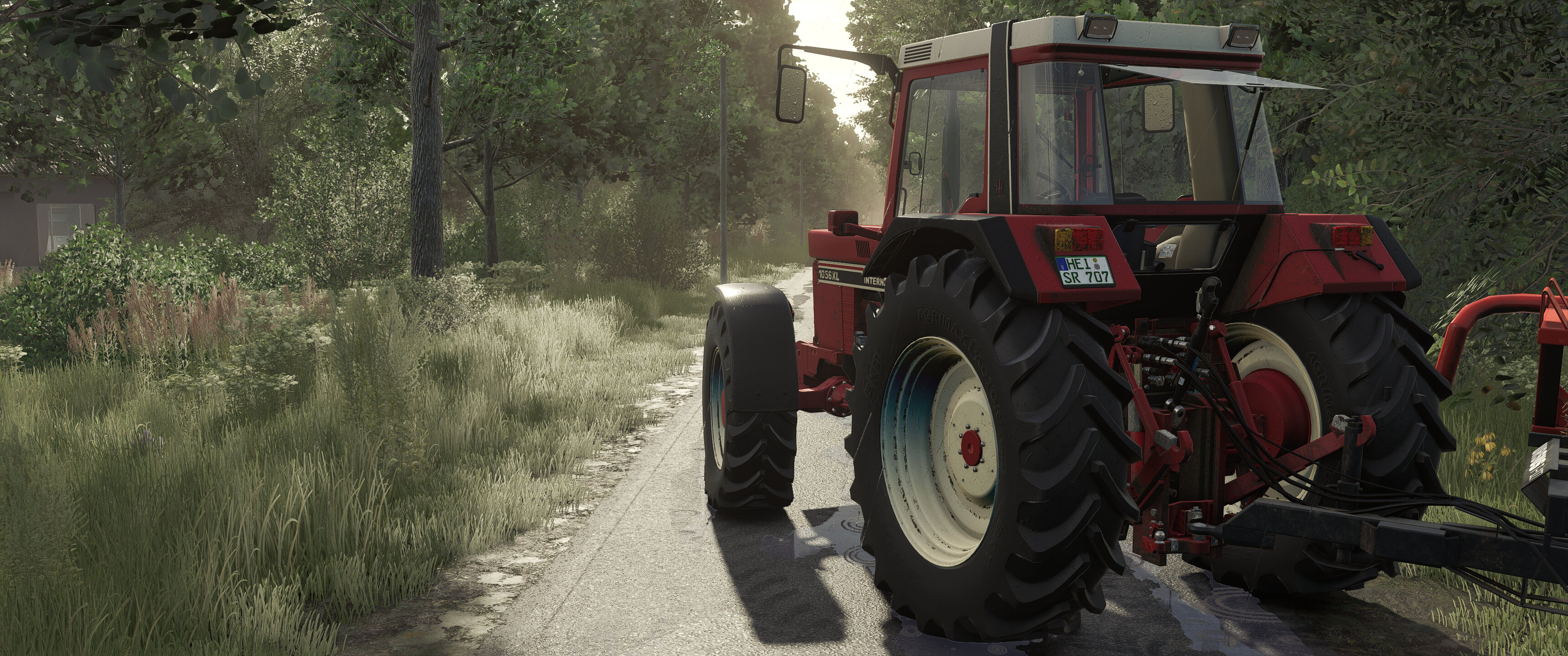 Pünktlich mit dem Regenanfang fertig geworden.