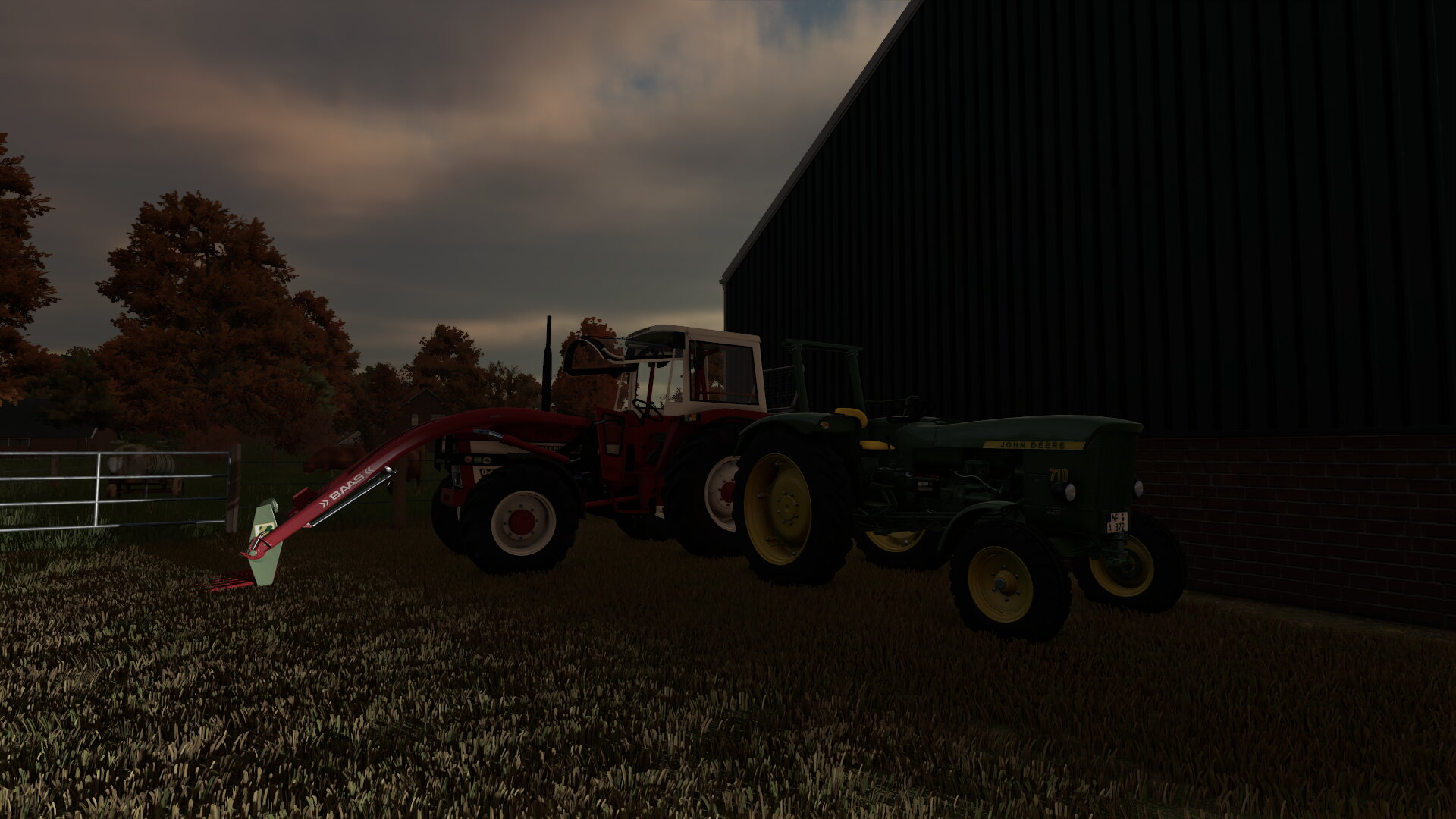 IHC 844 und John deere 710