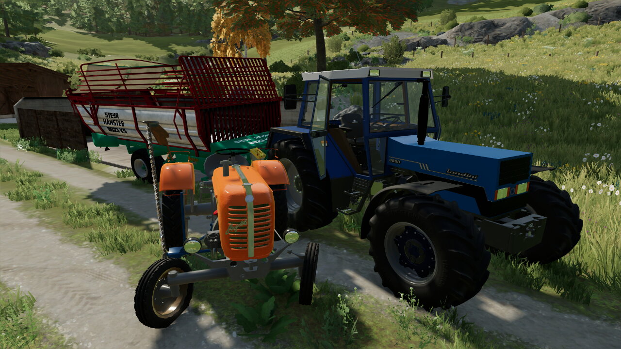 mowing