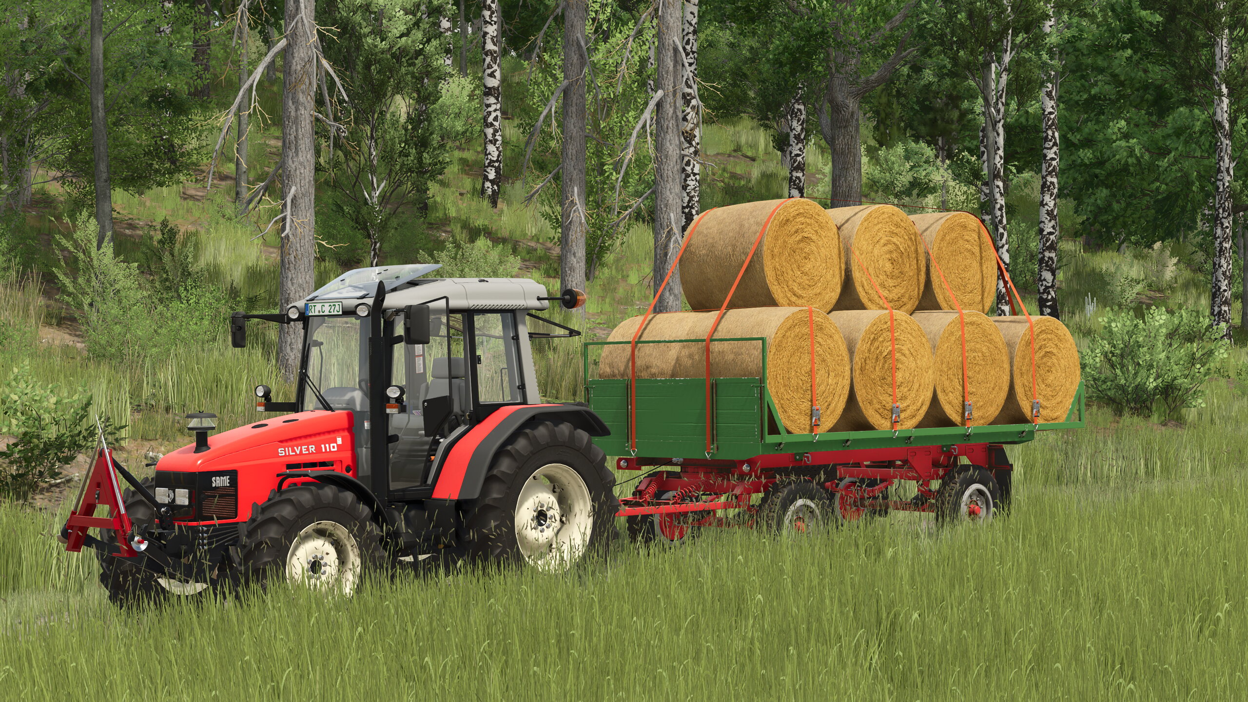 Stroh fahren