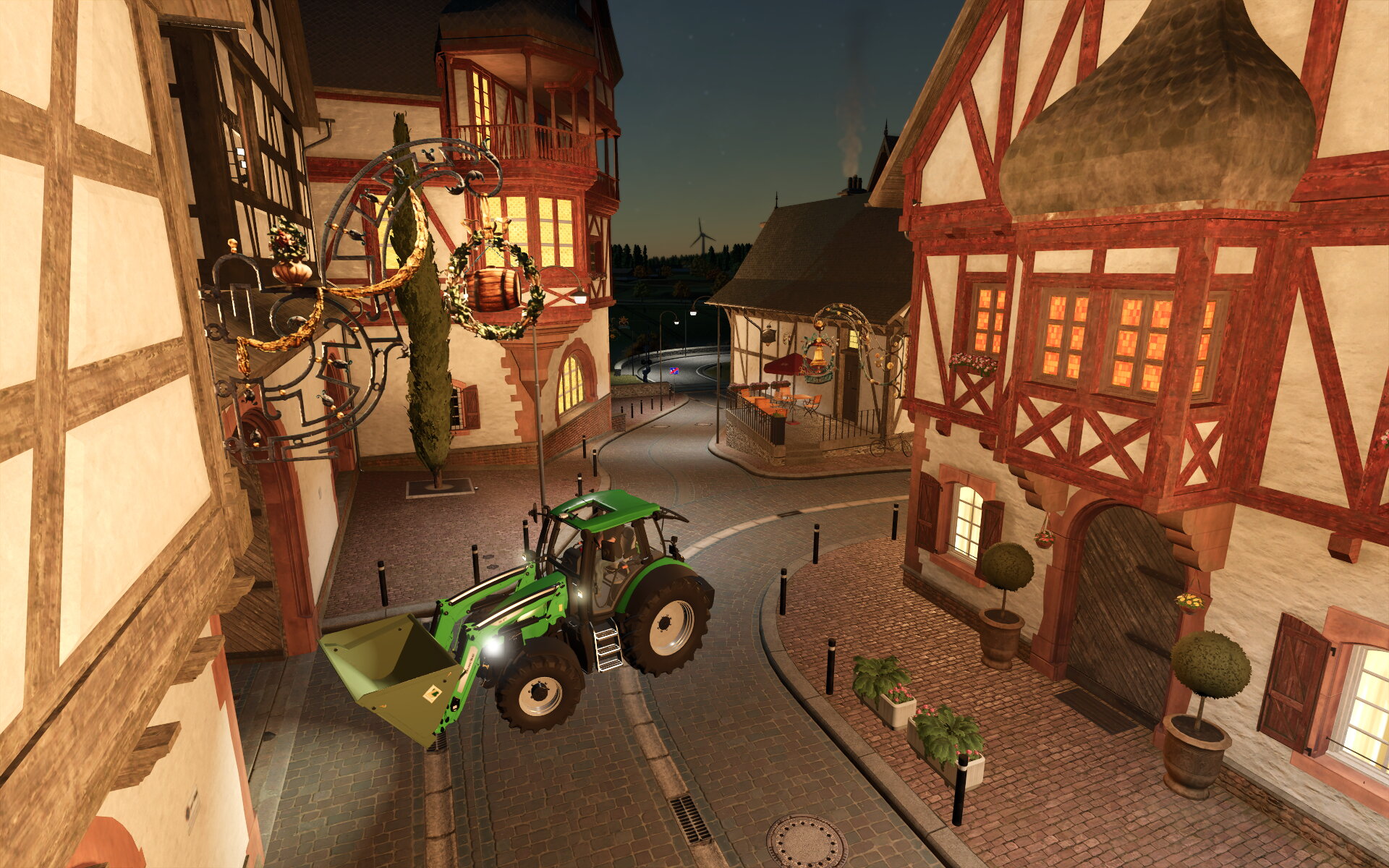 Abends in Deutschland...