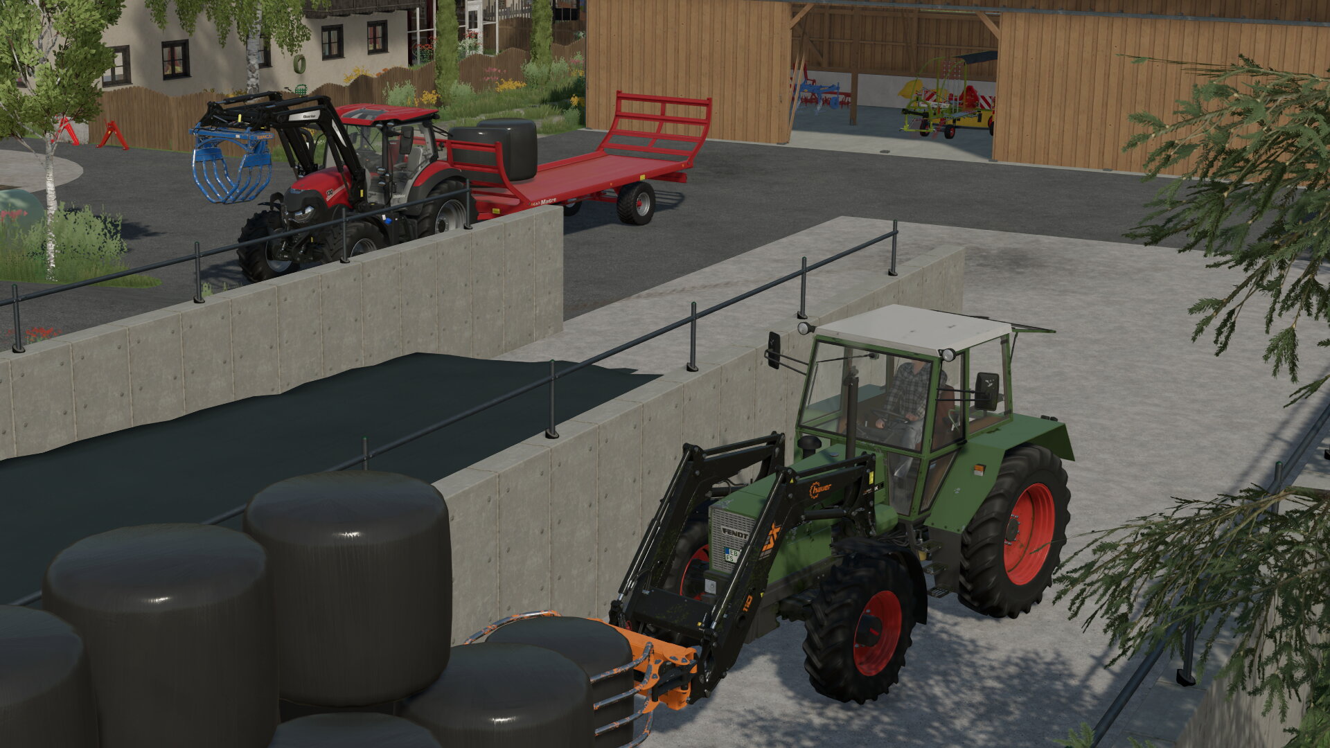 Silo fahren