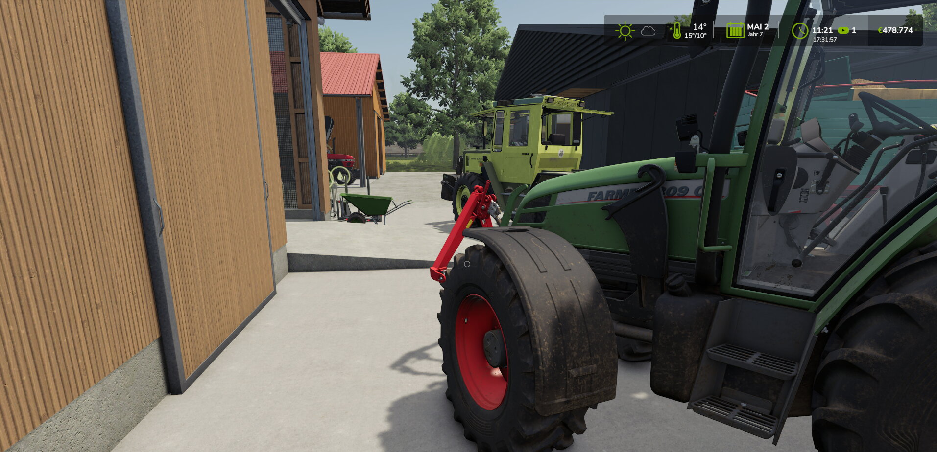 Fendt 309 und Mb Trac 900