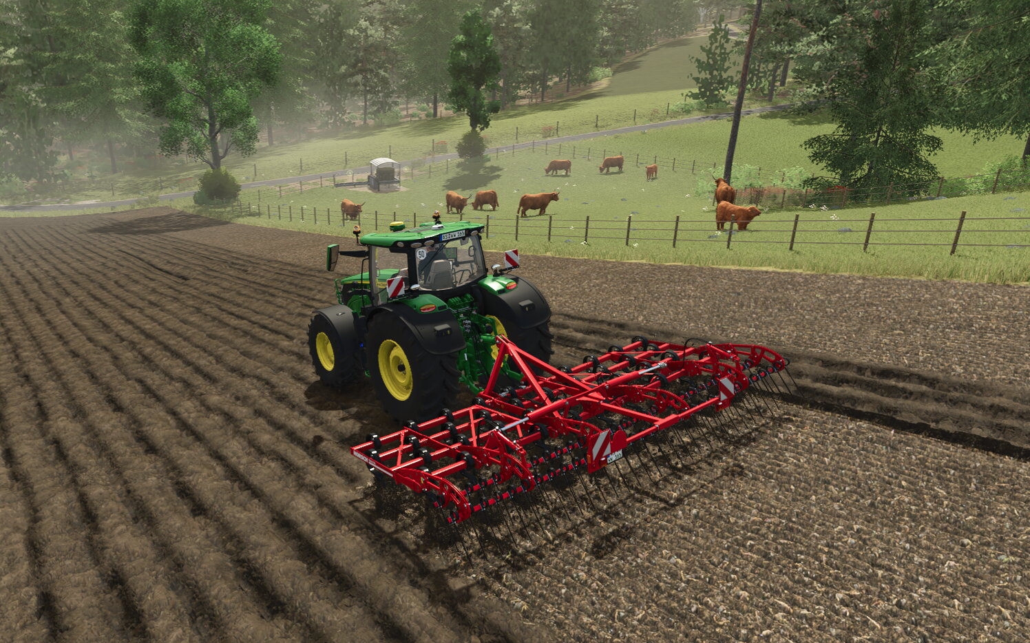 Saatbeet Vorbereitung mit dem 6R 165.