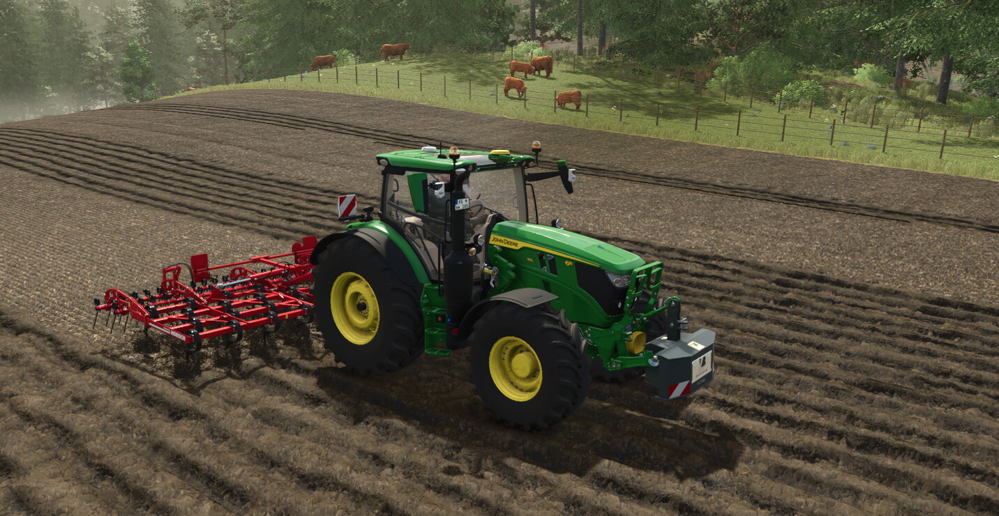 Saatbeet Vorbereitung mit dem 6R 165.