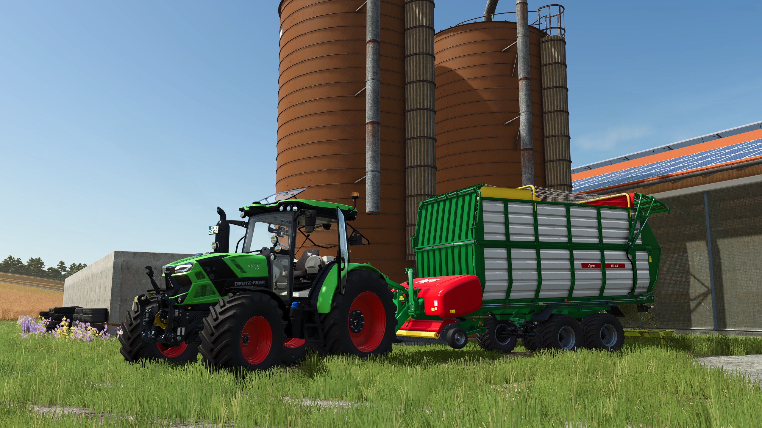12506C am Ladewagen xD