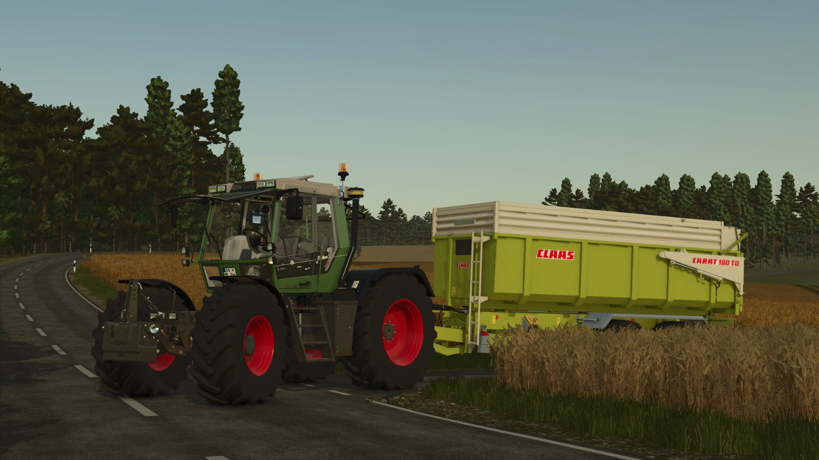 Getreide fahren