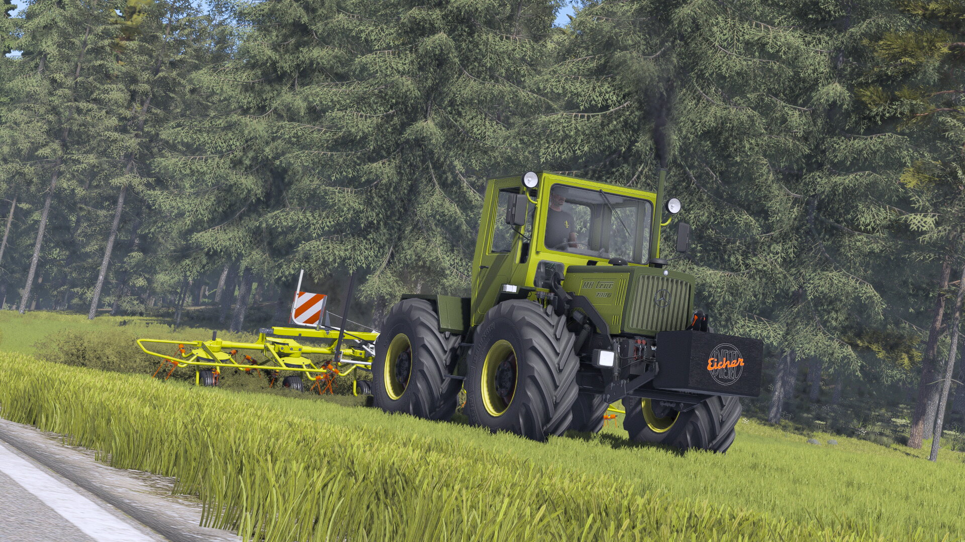 MBtrac 700G Am Wenden