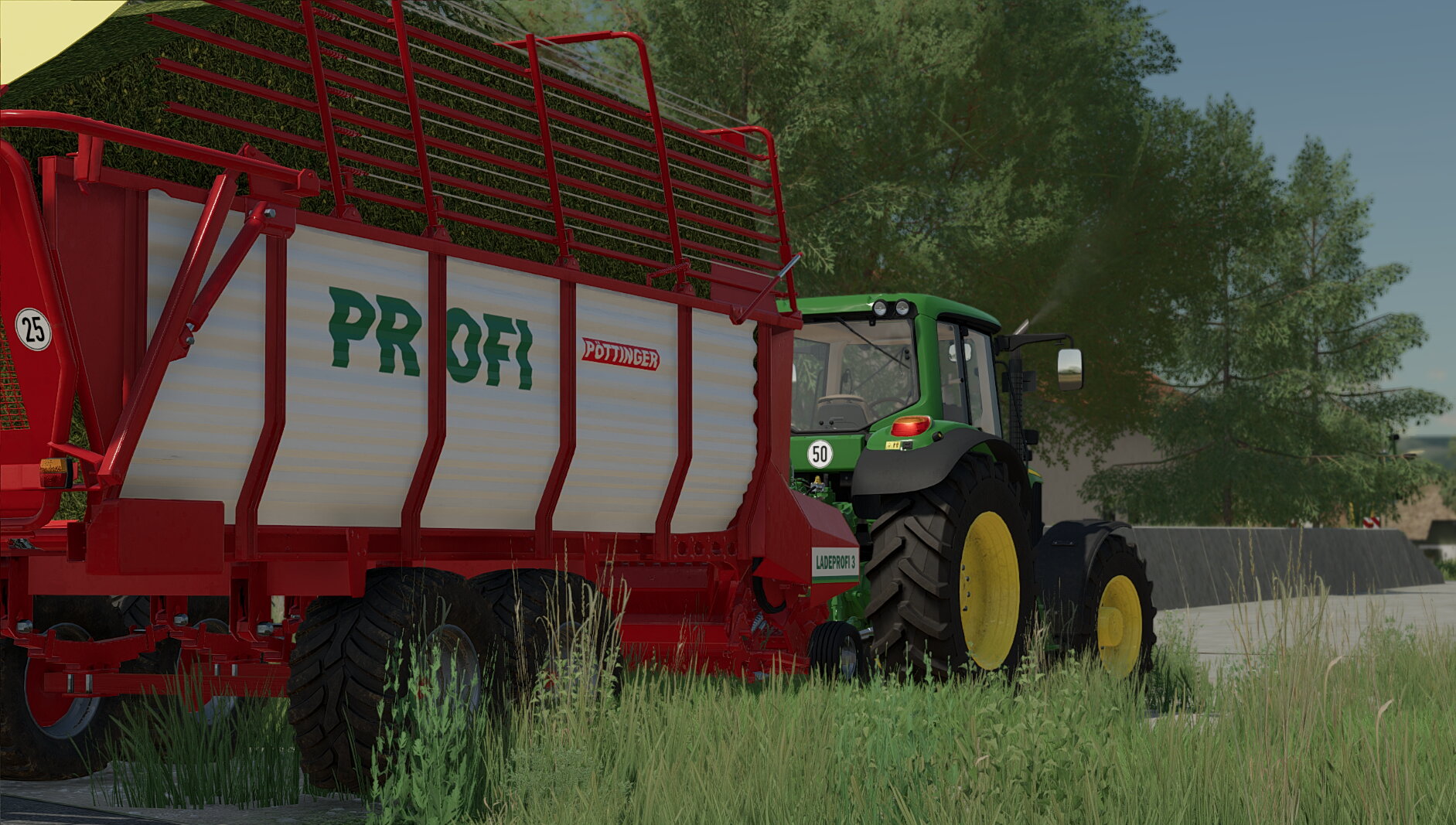 bissl ladewagen ballern oder so