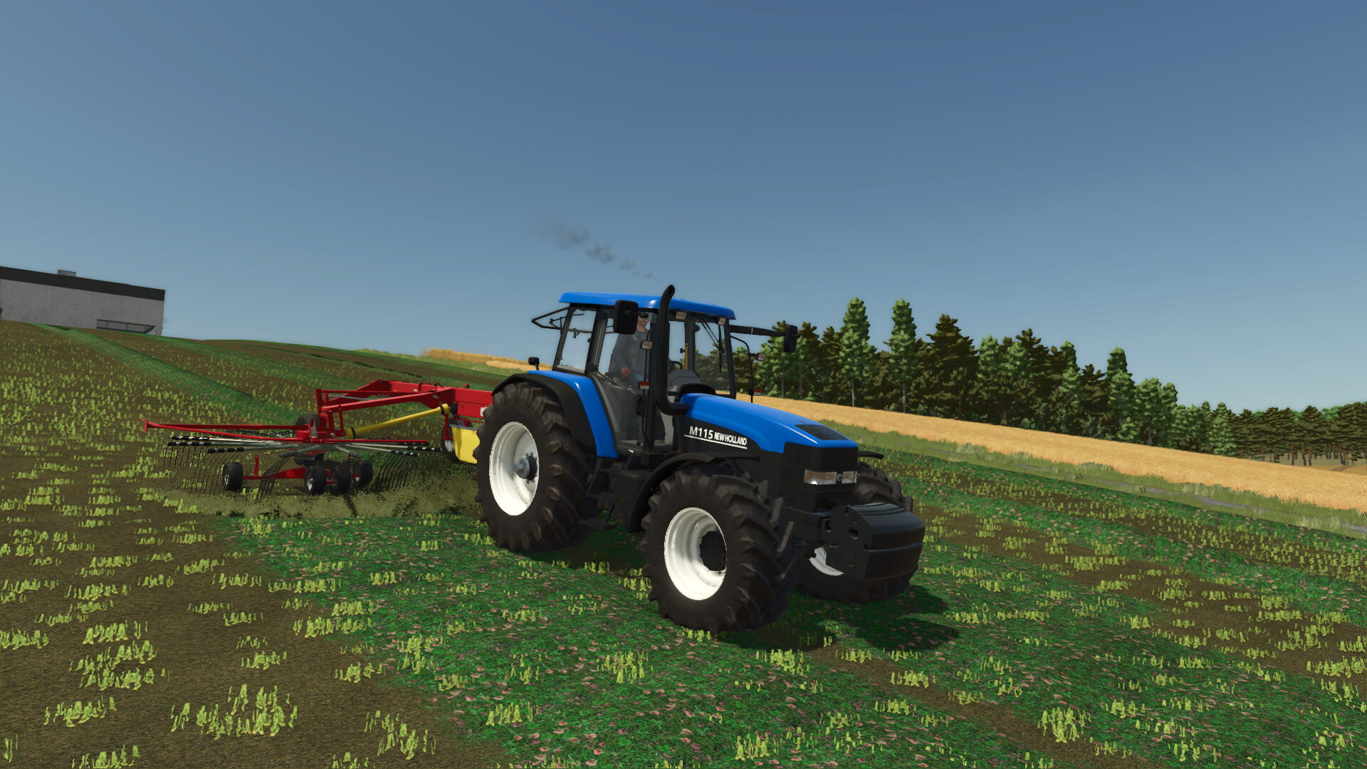 Mit dem M115 New holland Schwaden!