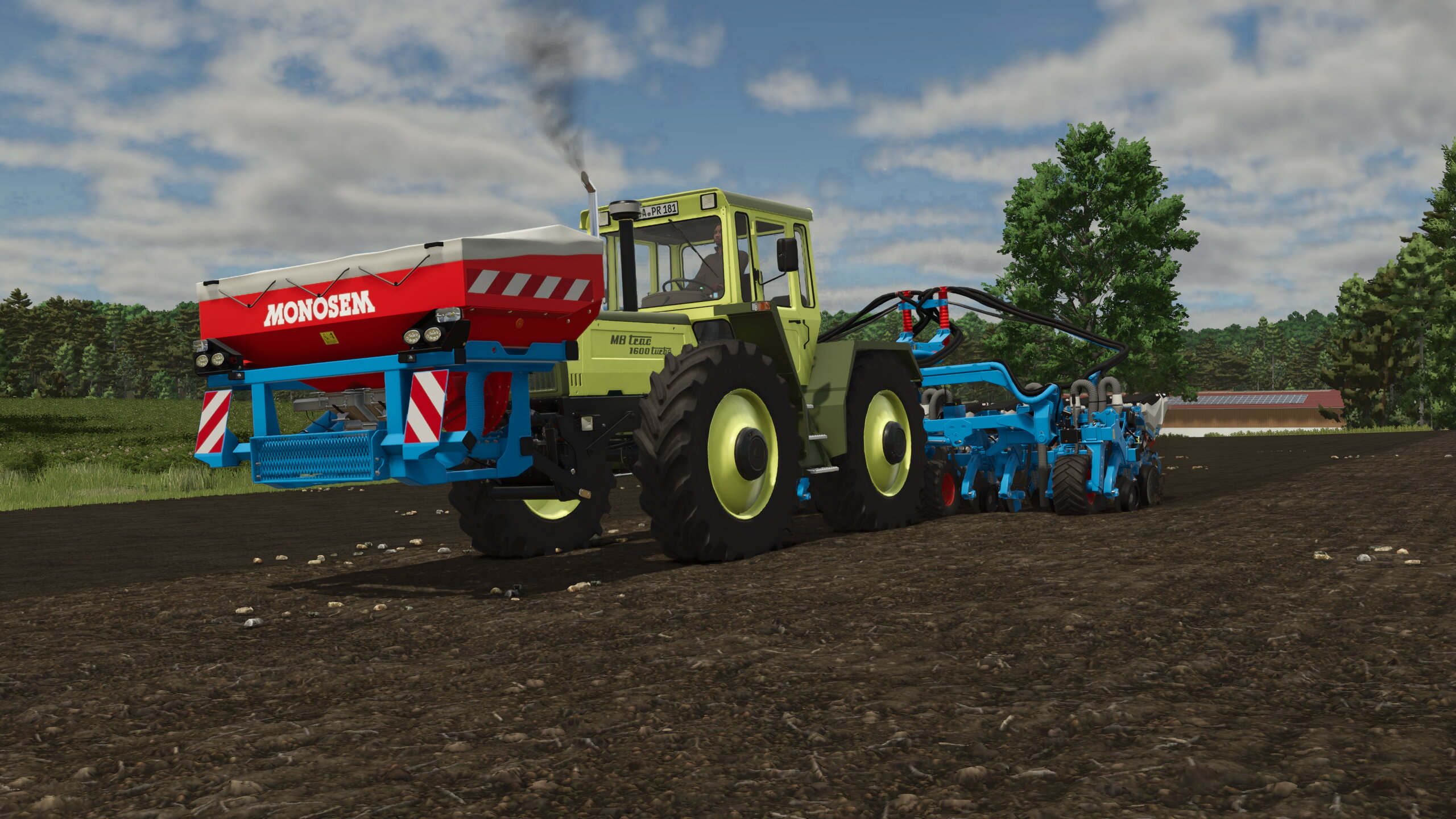 MB Trac 1600 Turbo Monosem-Saatechnik