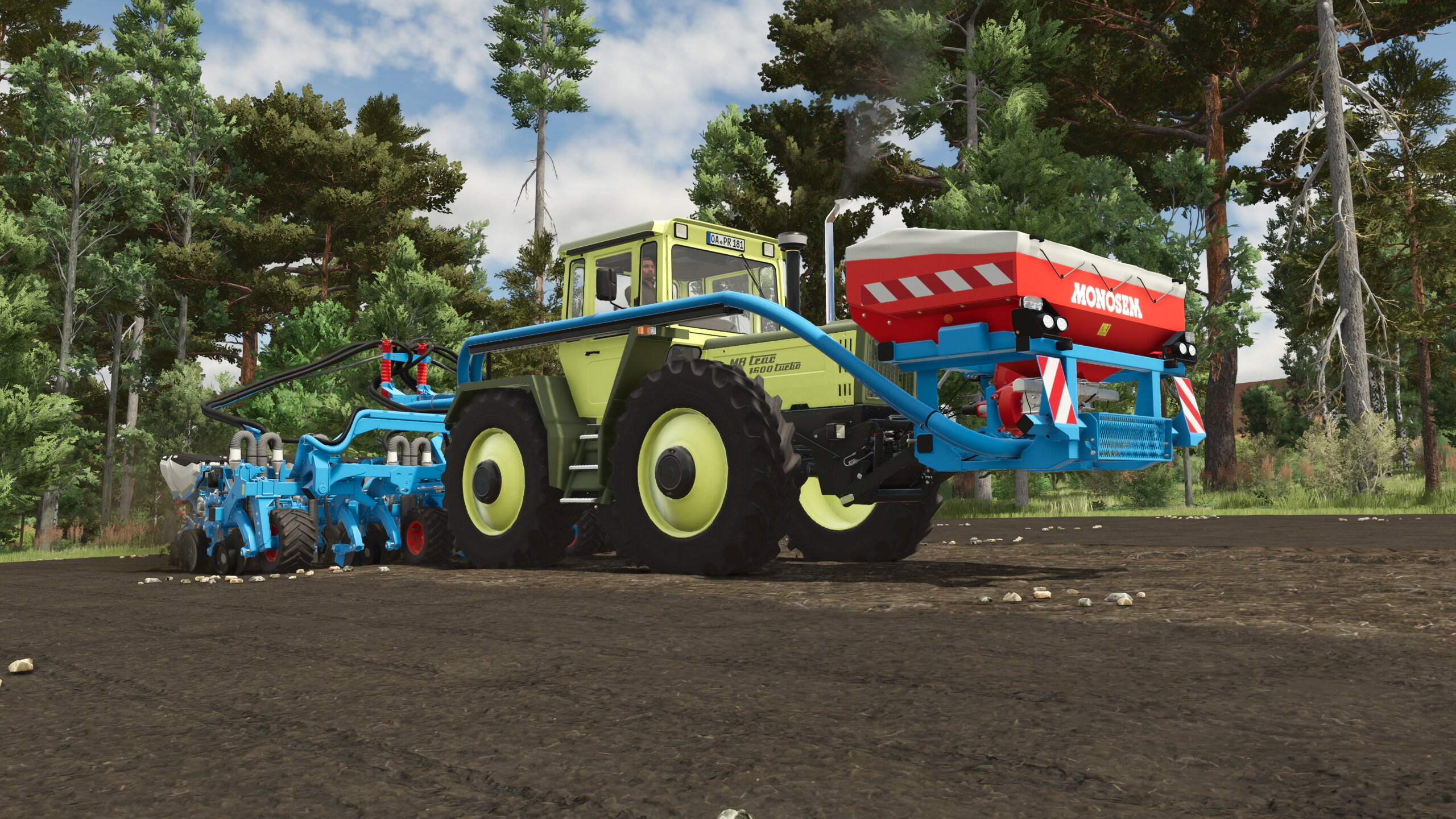 MB Trac 1600 Turbo Monosem-Saatechnik