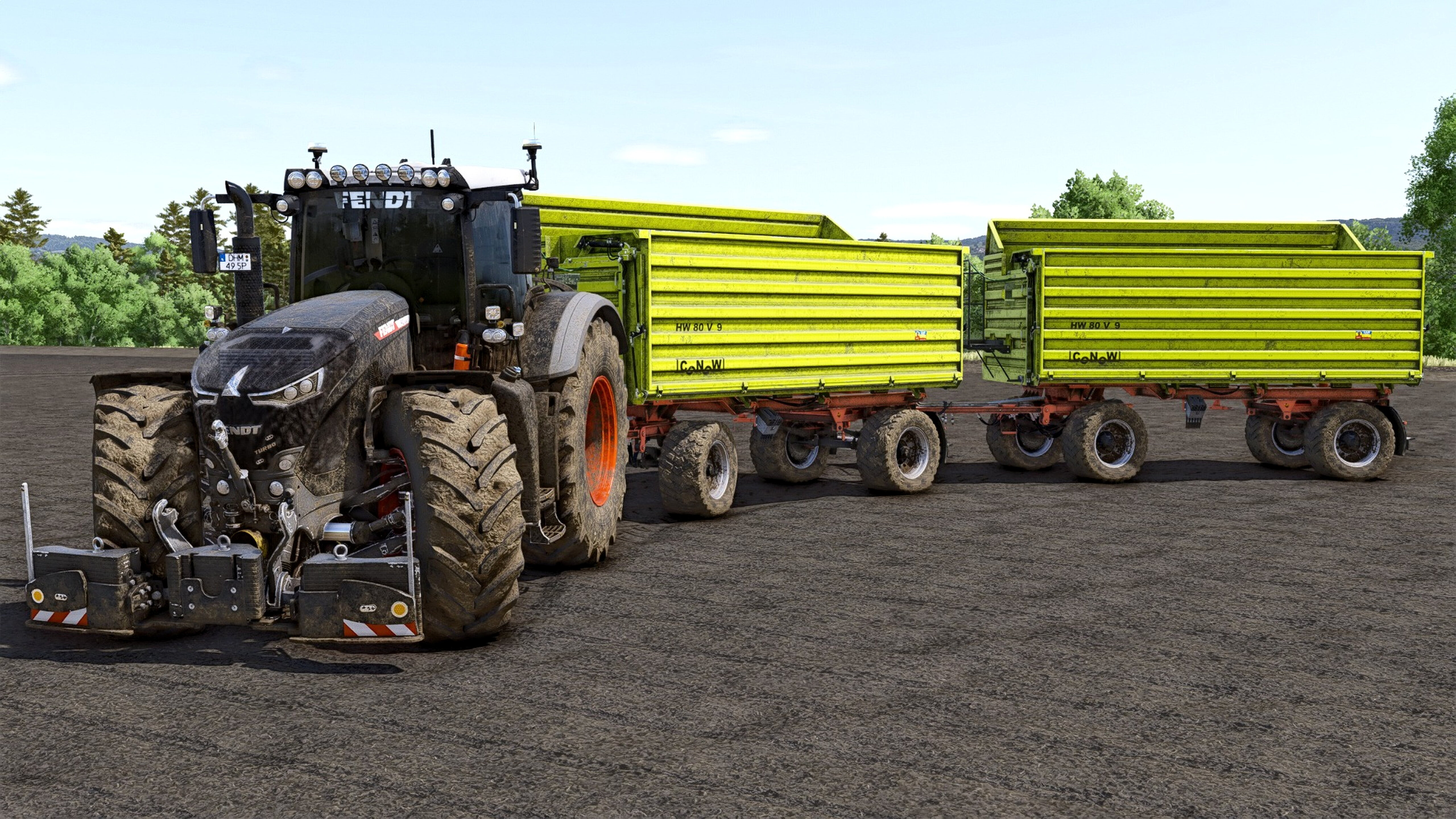 Fendt mit Conow Hänger