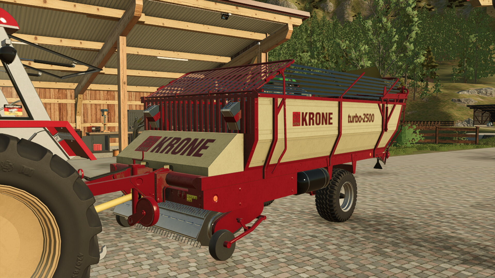 Krone Turbo 2500 rübergeholt