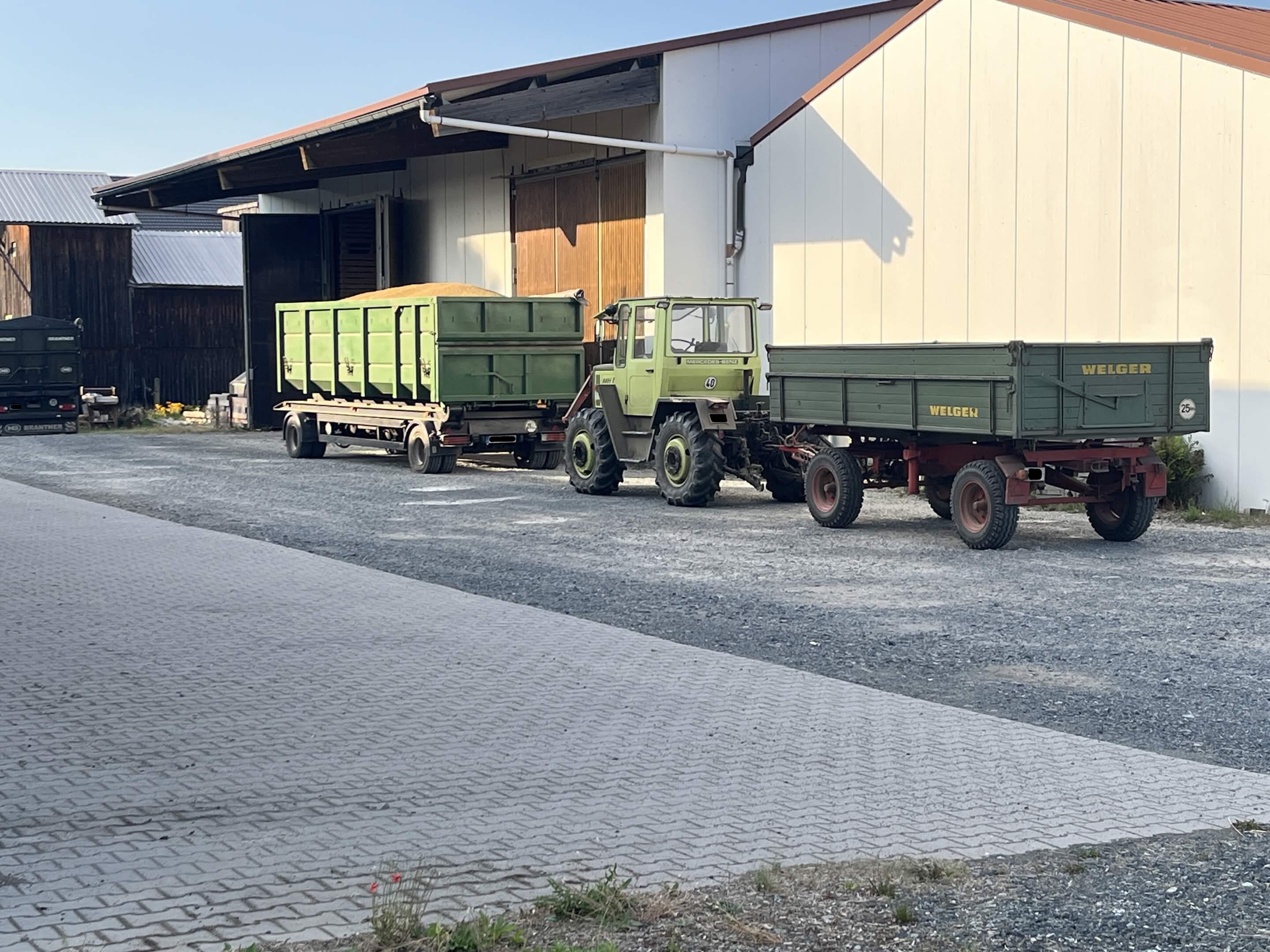 Dresch-Tag bei den Nachbarn