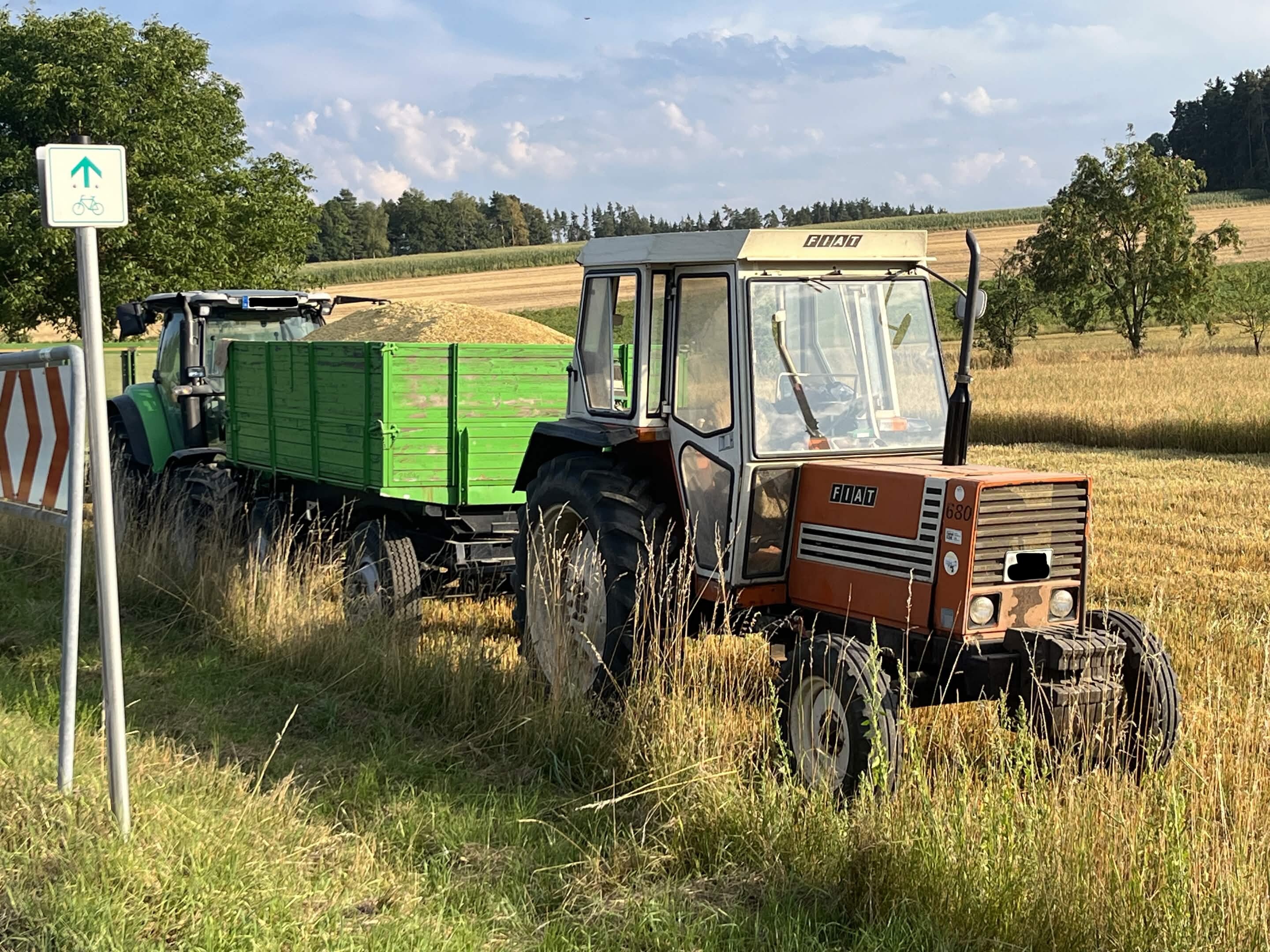 Dresch-Tag bei den Nachbarn