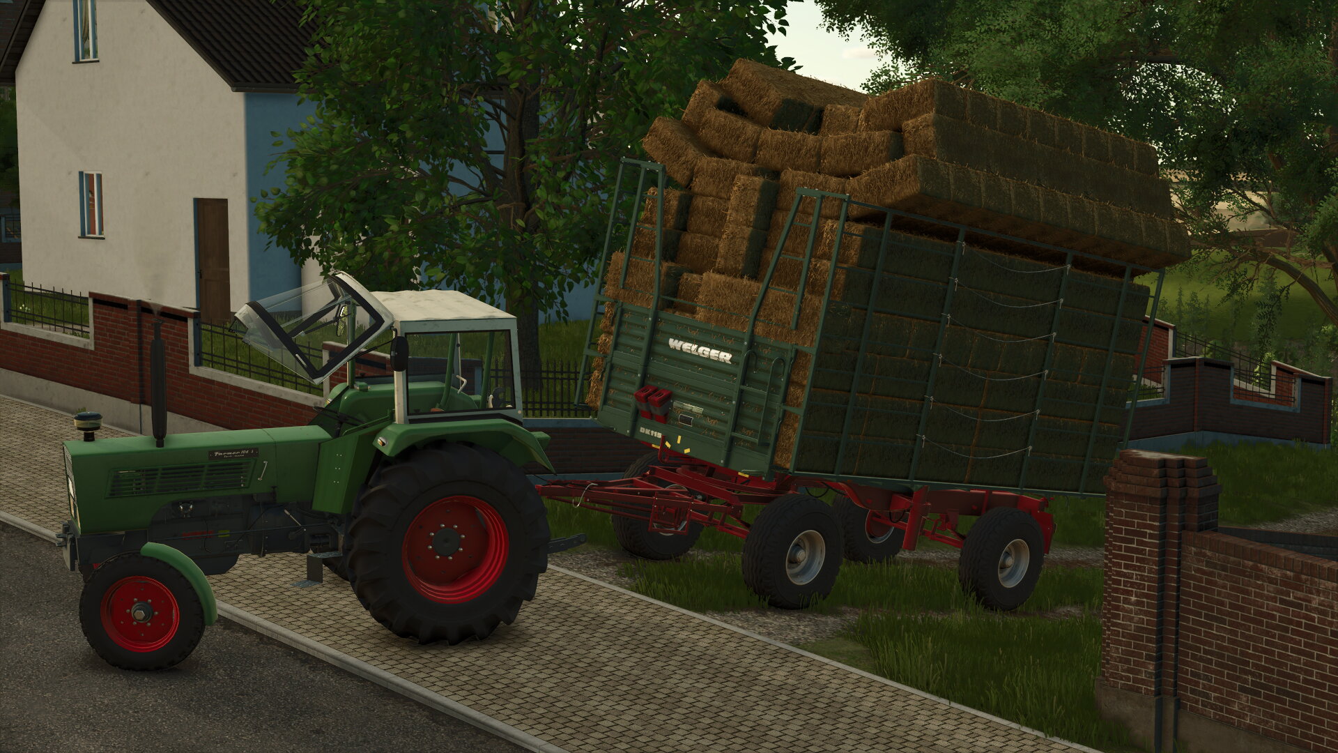 Stroh fahren