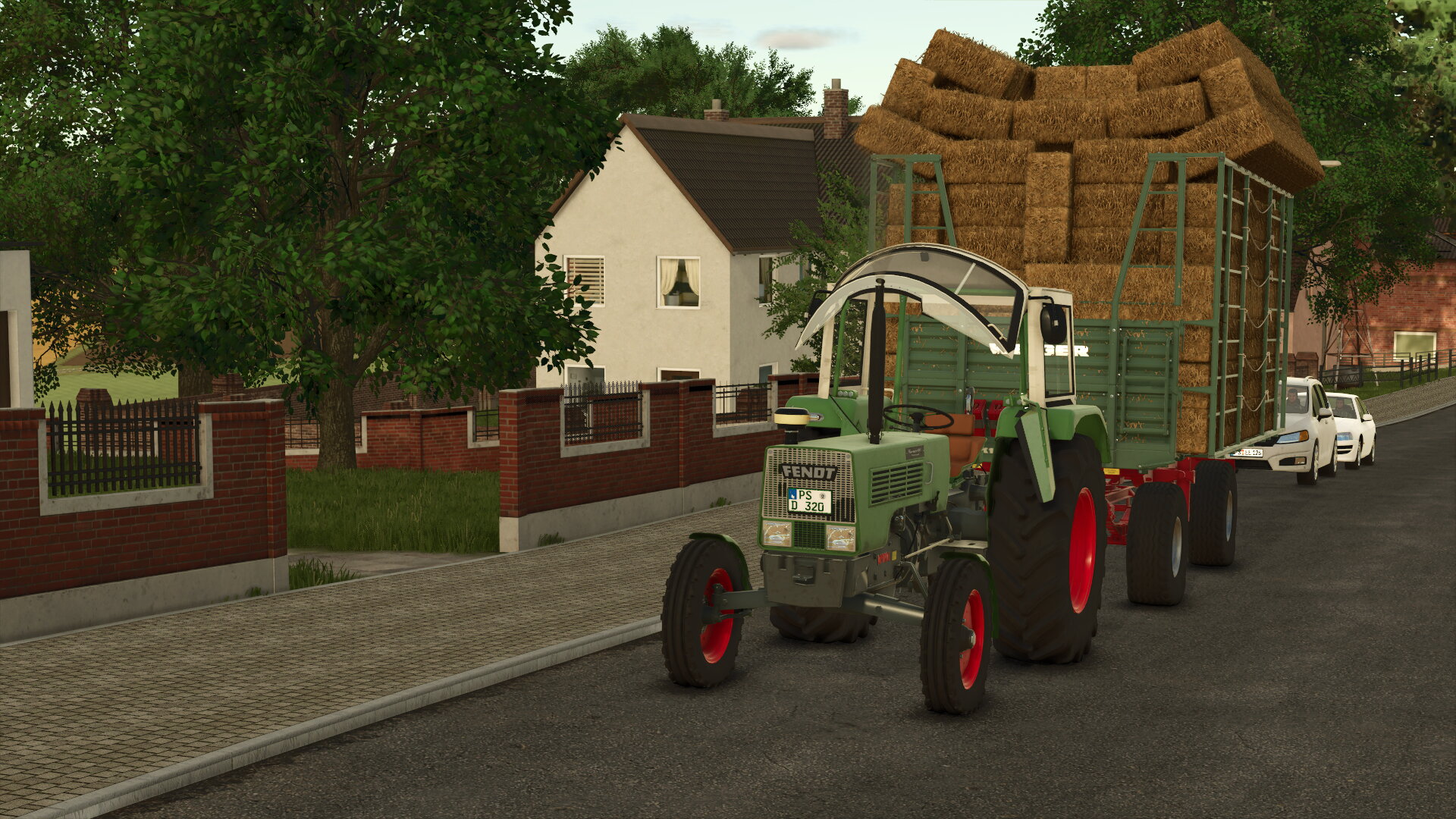 Stroh fahren