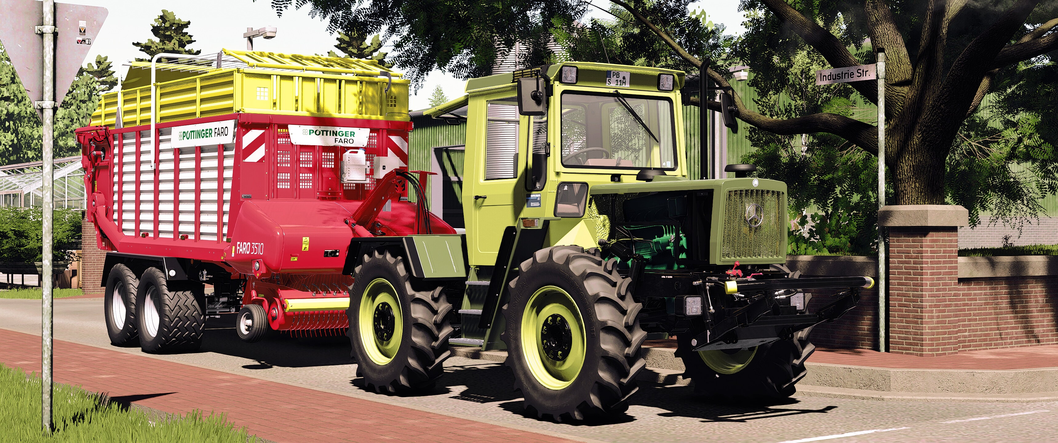 Neuen Ladewagen abgeholt