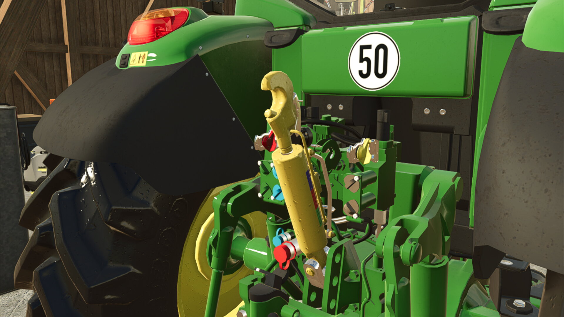 Neuer Oberlenker für den John Deere