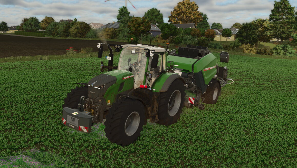 Luzerne Silage Pressen.