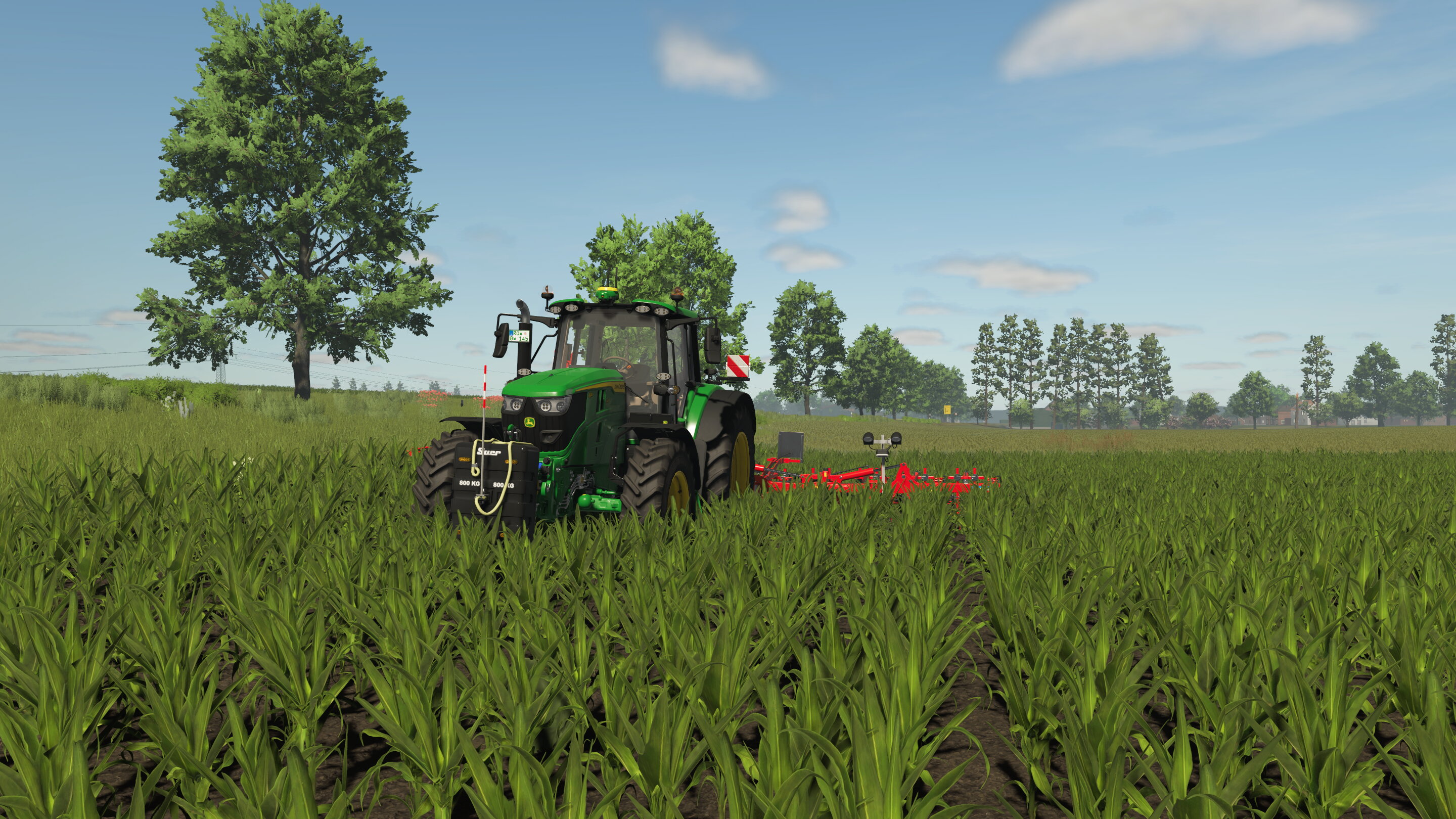 Mais hacken mit dem 6M 145