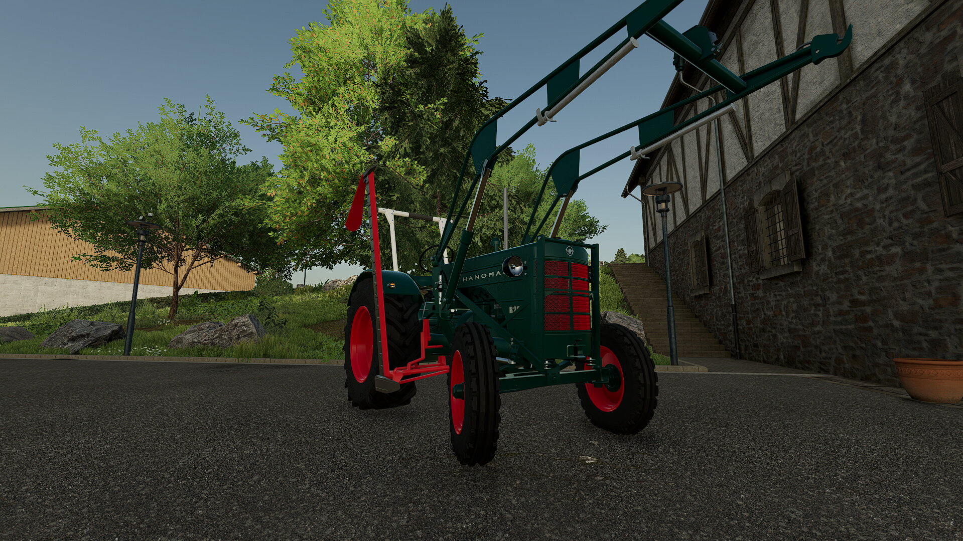 Der HANOMAG Mit Mähbalken