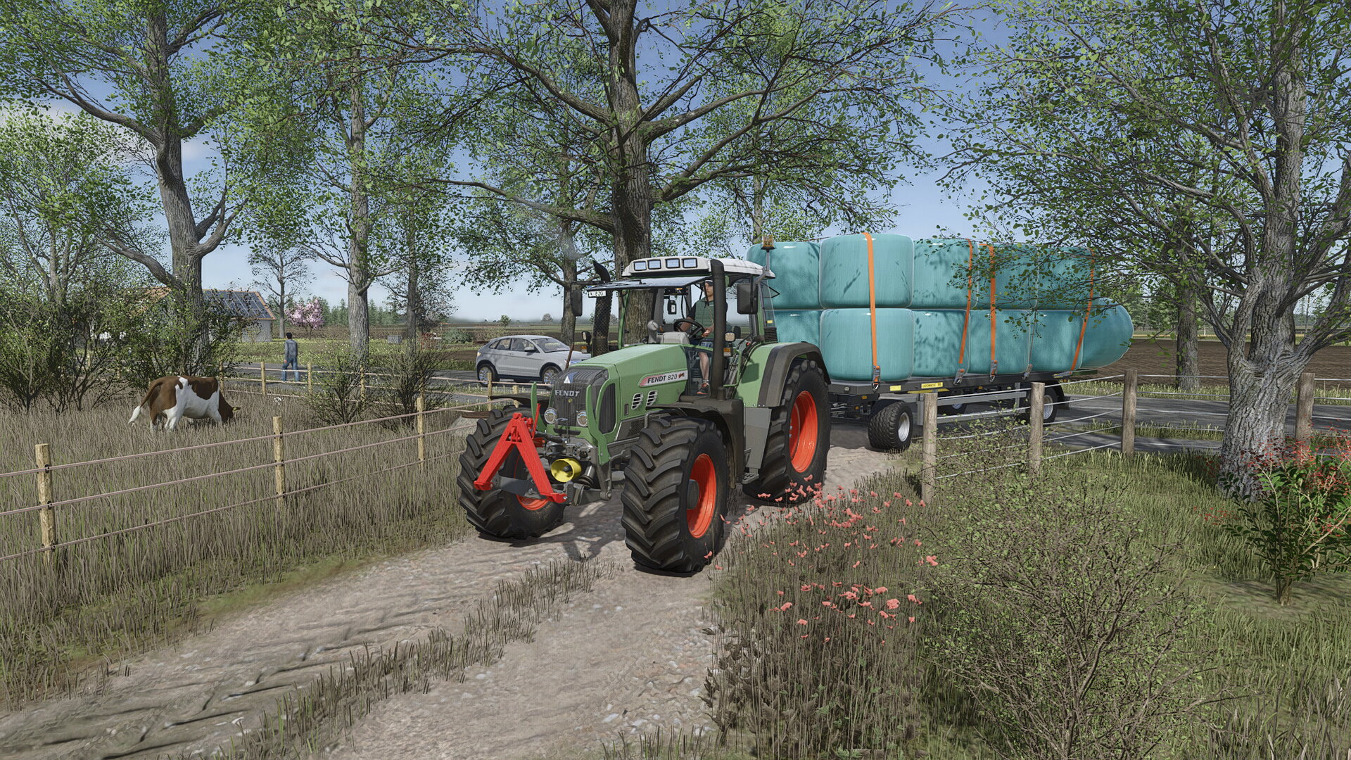 Siloballen fahren