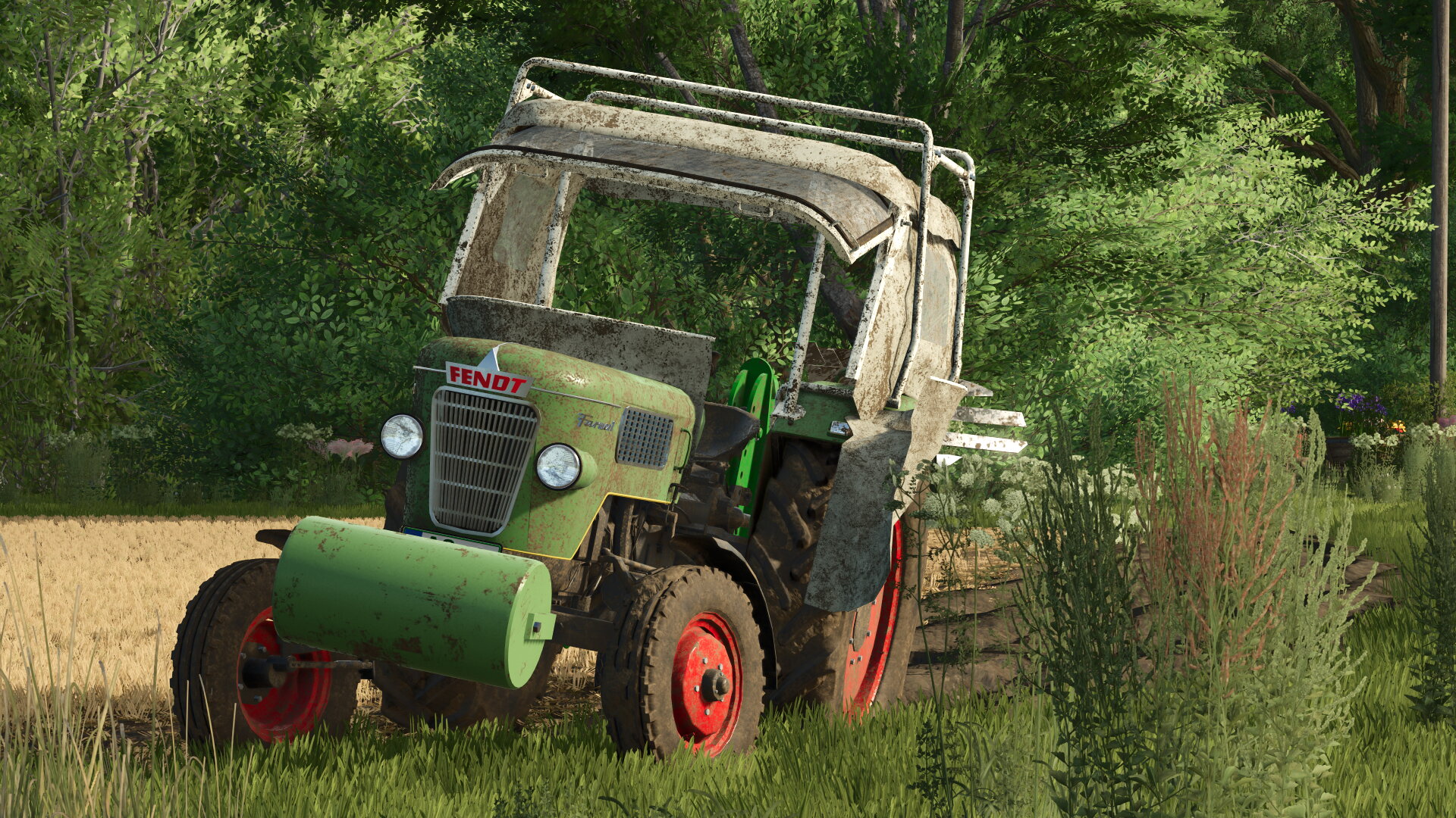 Farmer 2 am Pflügen