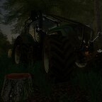 Fendt 939 beim Baumstupffräsen
