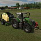 Einmal bitte Heu Rund machen.