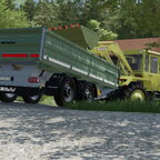 Hier zusehen:  MB Trac 1500 mit Hecklader dazu eine Baas 4 in 1 Schaufel zusammen mit einem Müller Mitteltal Tandem 3 Seitenkipper