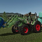 Siloballen fahren mit dem 314.