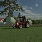 Siloballen holen auf der Steinbach