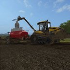 Mais legen mit Challenger Mt765C und Horsch Maestro