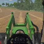 Erste Strohballen der Saison.