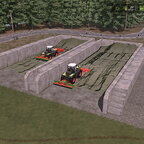 Test Kompost Silage Bunker