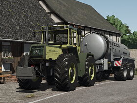 1500er MB-Trac am Gülle fahren.