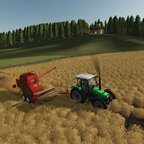 Weizenernte mit Deutz-Fahr...