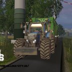 Fendt 724 mit Joskin Anhänger