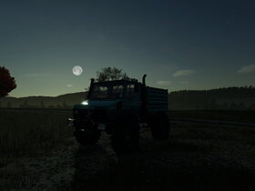 Ein Stern in der Nacht.