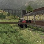 Die Balken zum Wickeln transportieren