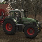 Mit schweren Gespann die Luzerne drillen