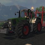 Fendt 824 Favorit und Drille